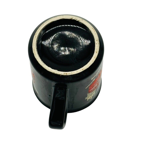 Vintage London England Coffee Mug 10 oz Double Decker Bus Big Ben Ceramic Black - Picture 6 of 7